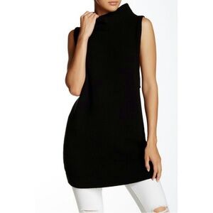 Free People Isla Ottomon Sweater Tunic Black Small